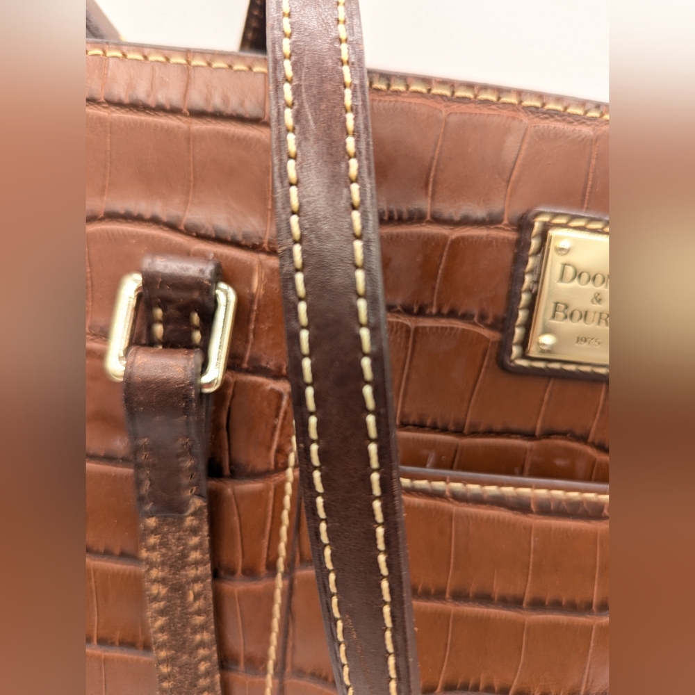 Dooney & Bourke Croco Charlotte Bag - Picture 3 of 13